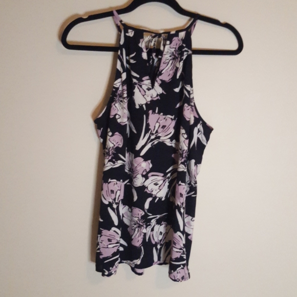 Banana Republic Factory Floral Halter Top, Medium - Picture 2 of 10